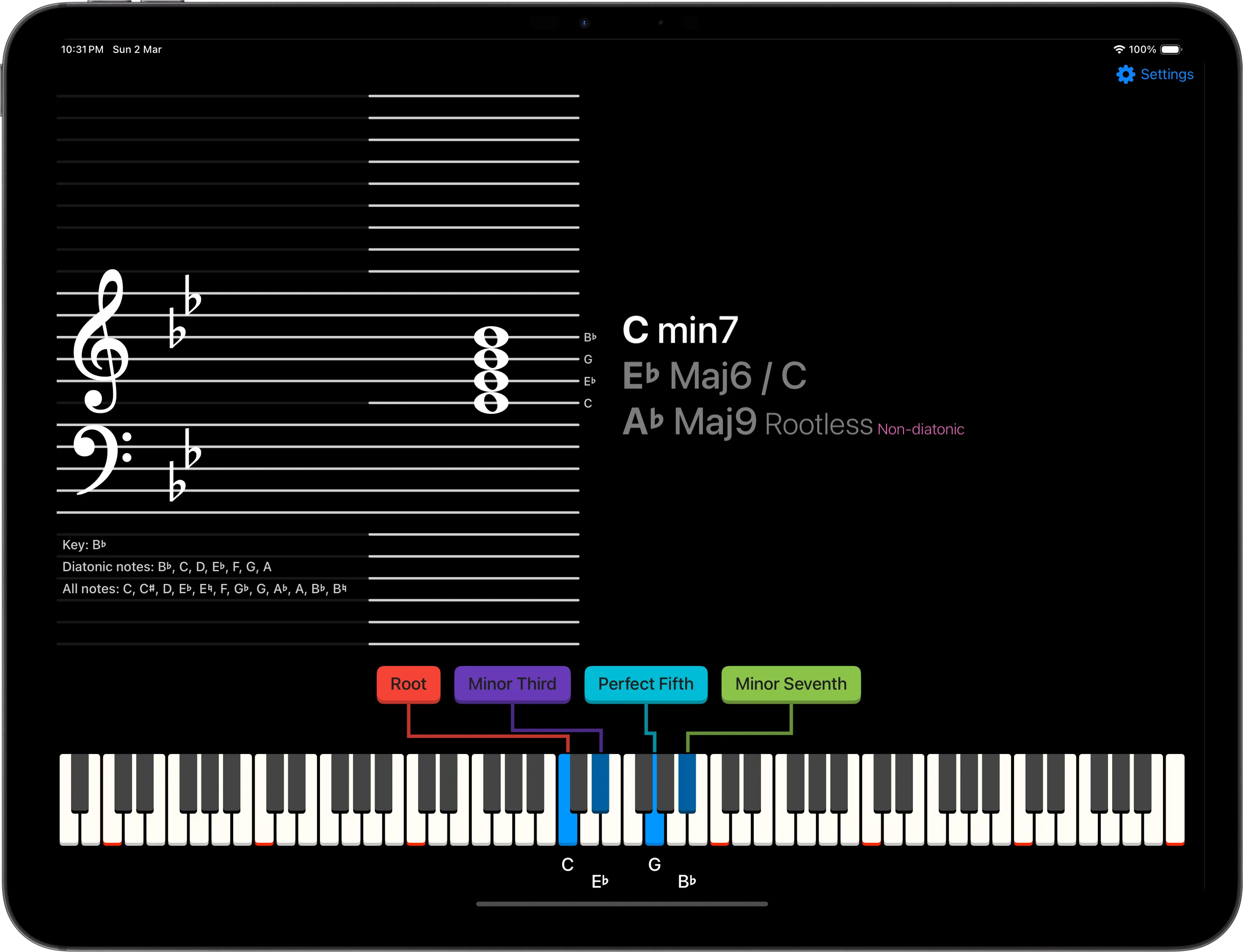Instinctive Chords iPad hero screenshot